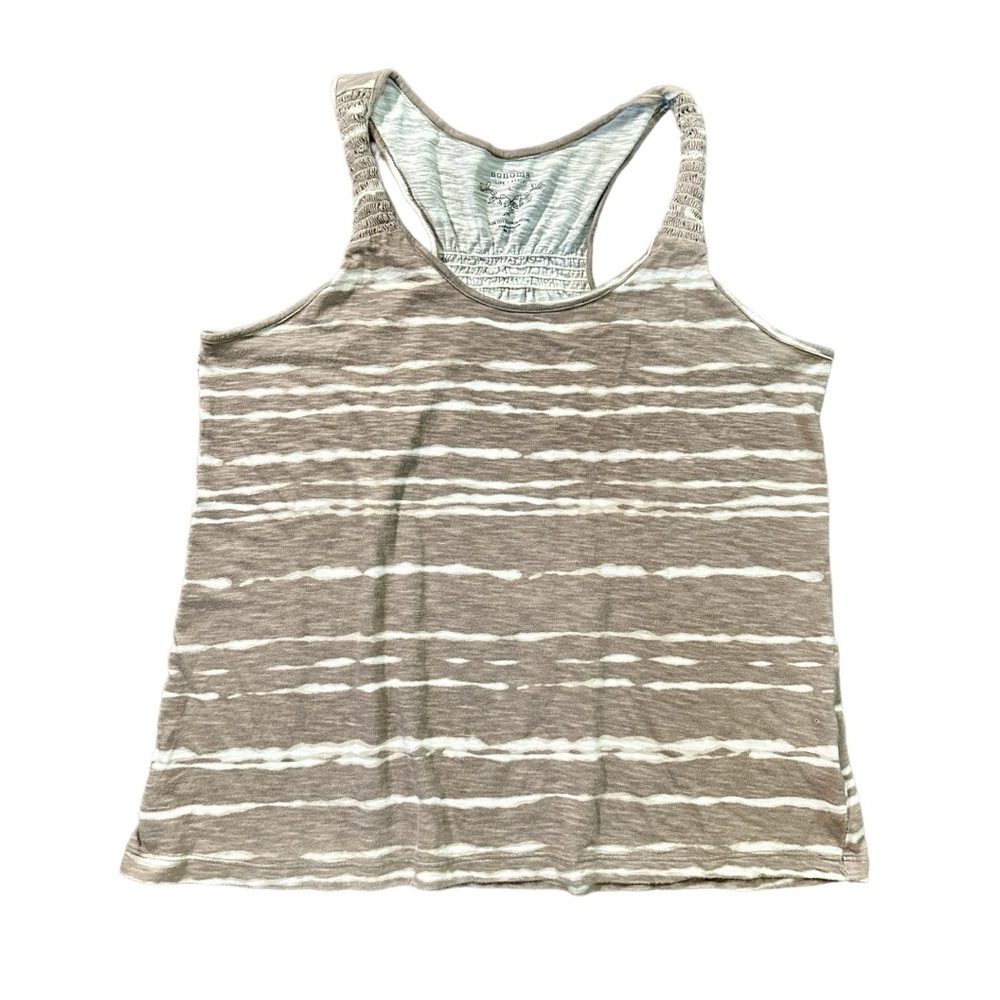 SONOMA, WOMENS ATHLETIC TANK TOP. 60% COTTON, 40% MODAL. SIZE L